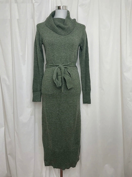 Sunny Girl | Xena Knit Dress in Sage