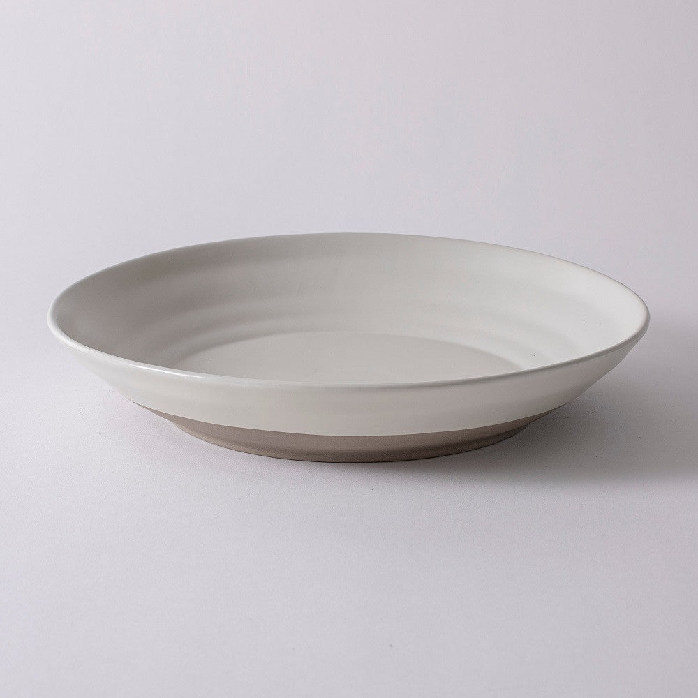 Clyde Coconut Shallow Bowl | 30cm