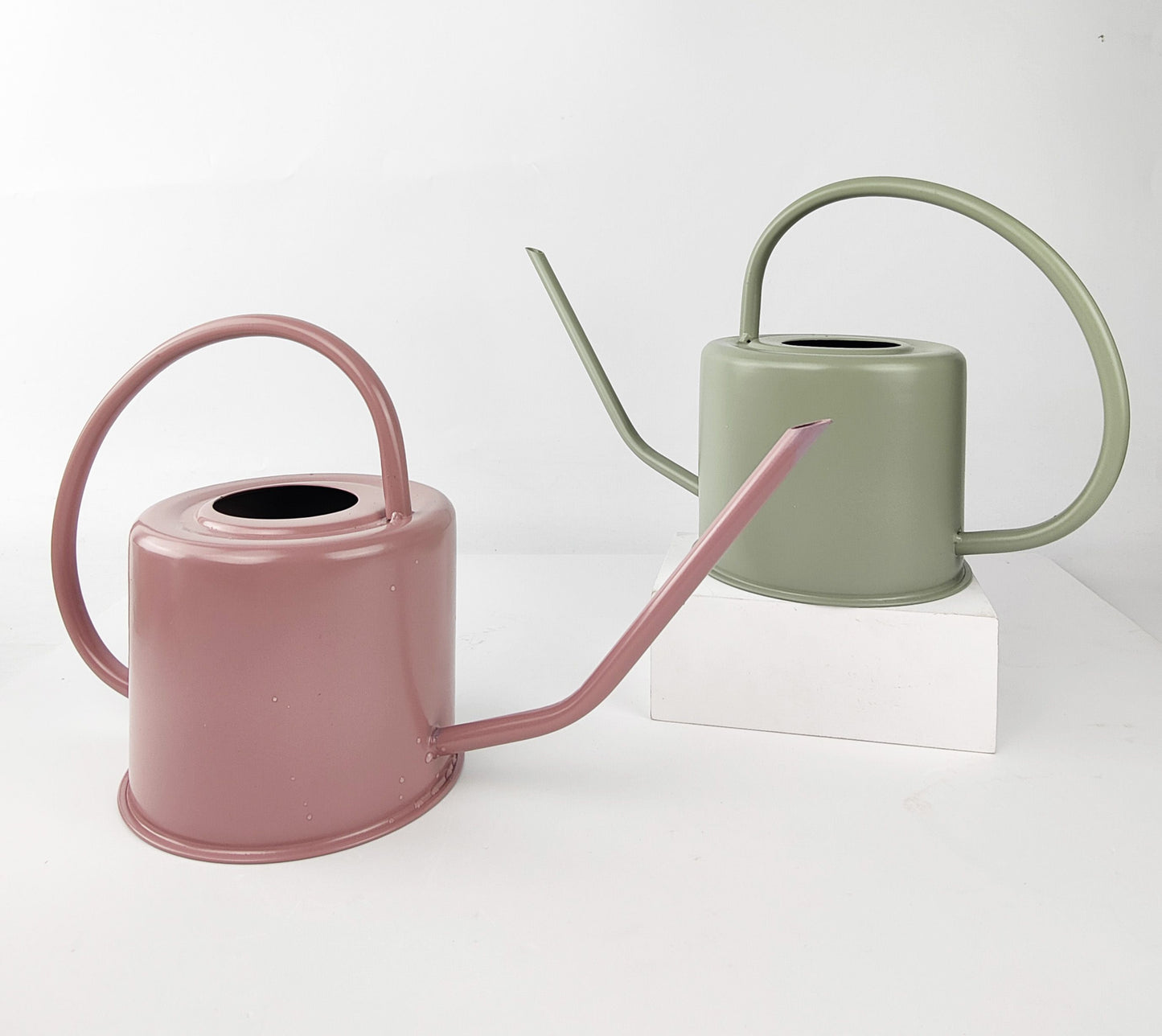 Modern Watering Can in Dusty Rose