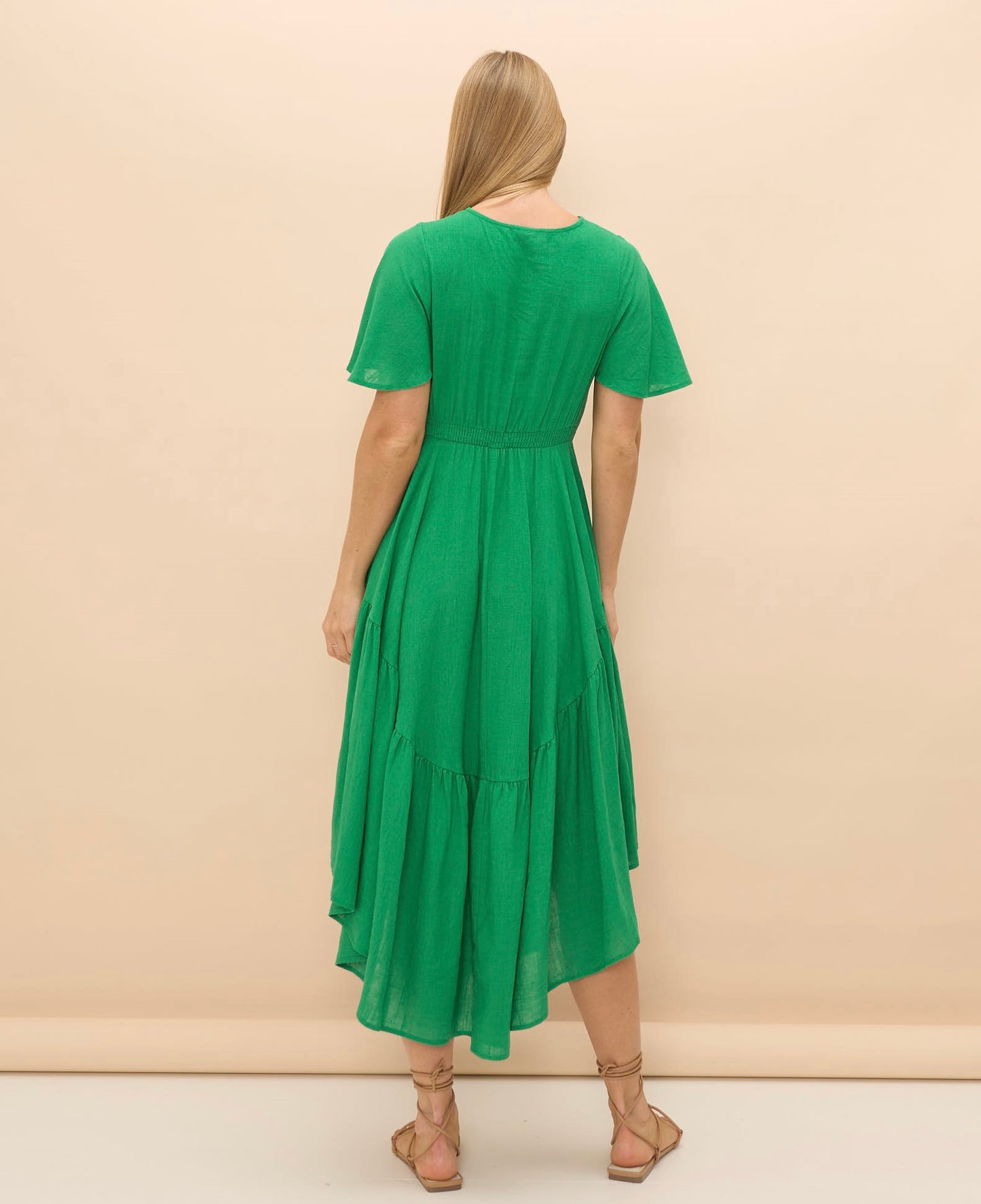 Izzy Full Maxi Dress | Green