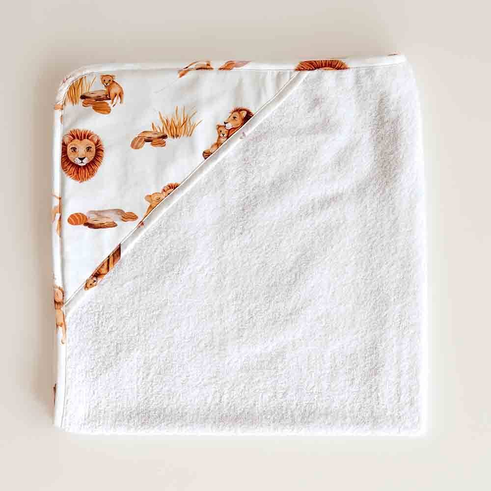 Lion Organic Hooded Towel