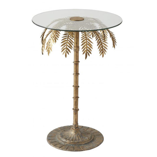 Palm Tree Side Table