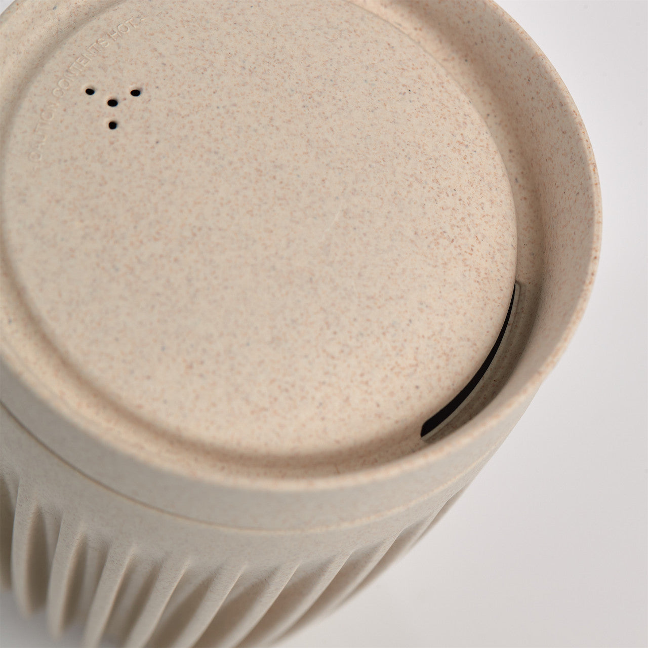 Huskee Reusable Cup Natural | 12oz with lid