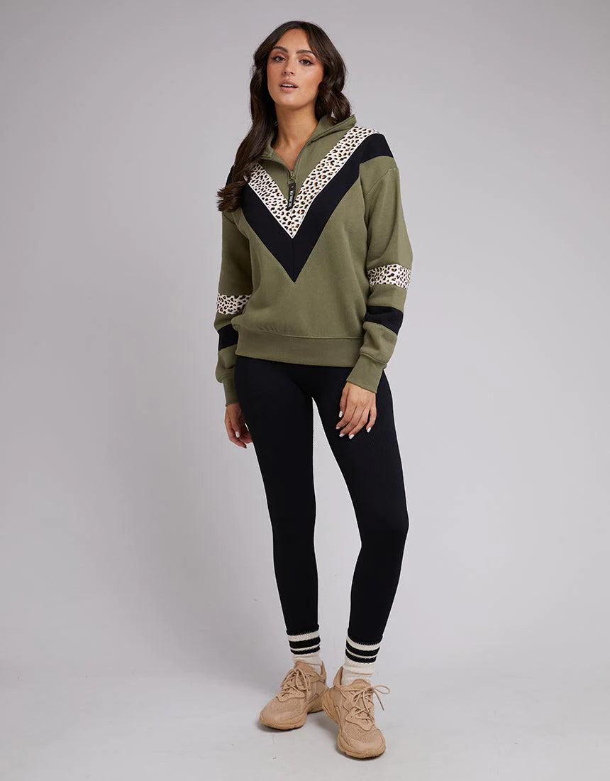 Anderson 1/4 Zip | Khaki