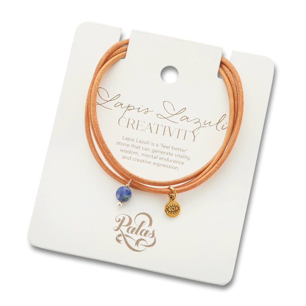 Palas Protection Gem Wrap | Lapis Lazuli/Creativity