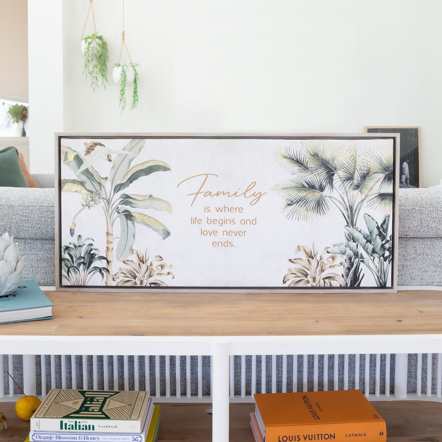 Framed Canvas | Exotic Family