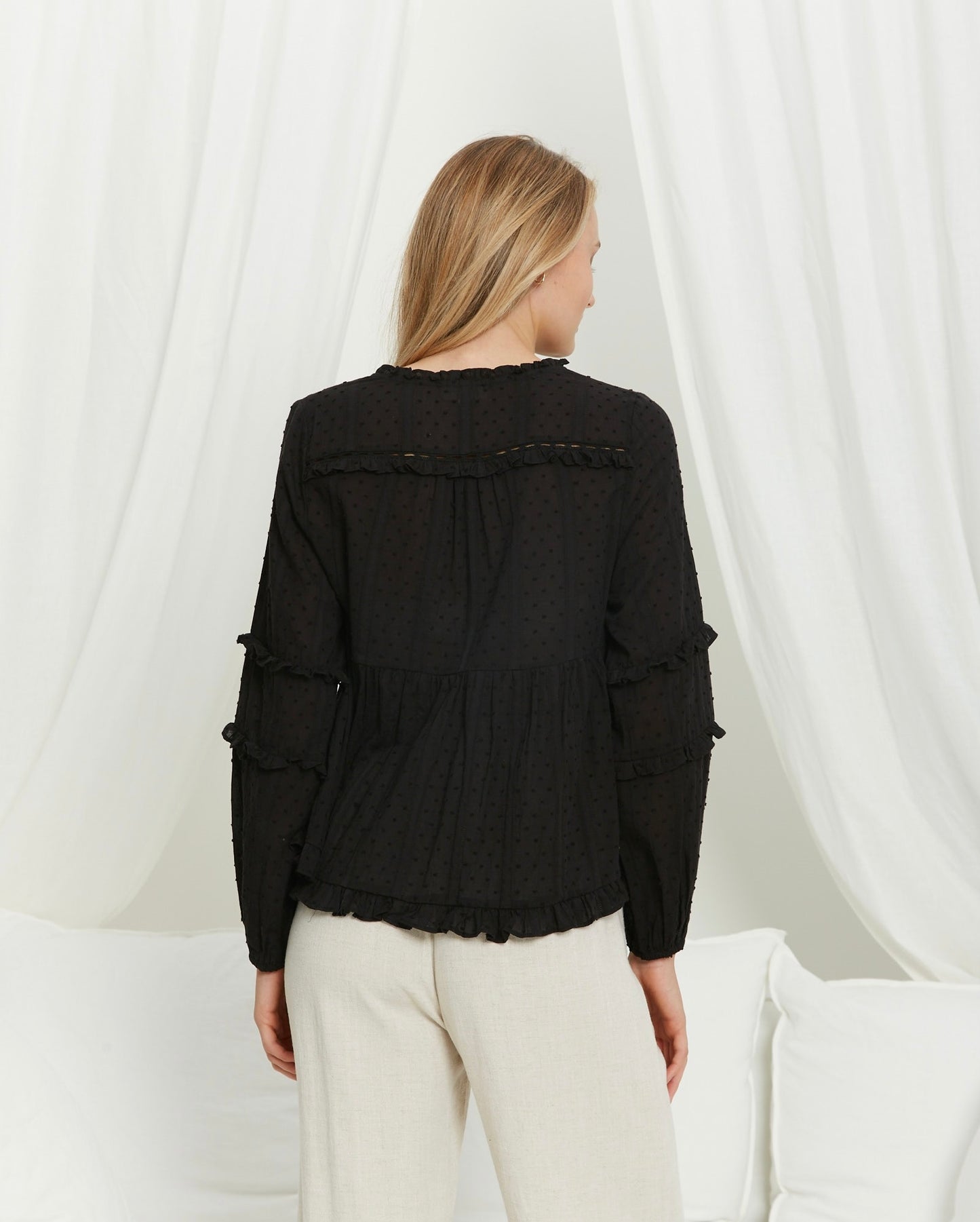 Iris Maxi | Nola Shirt in Black