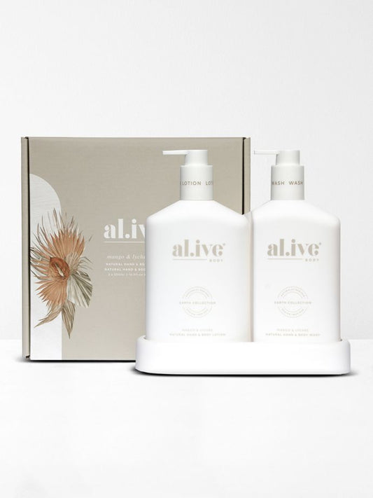 al.ive body | Wash & Lotion Duo - Mango & Lychee