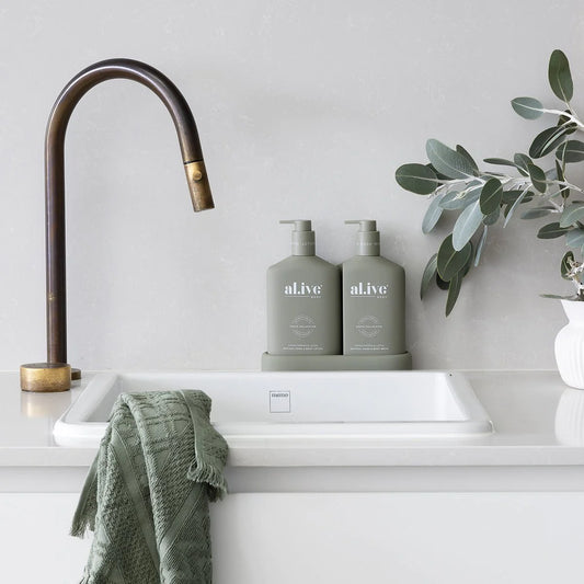 al.ive body | Wash & Lotion Duo - Green Pepper & Lotus
