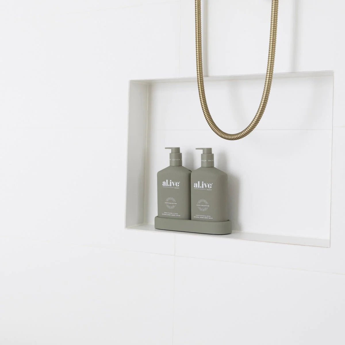 al.ive body | Wash & Lotion Duo - Green Pepper & Lotus