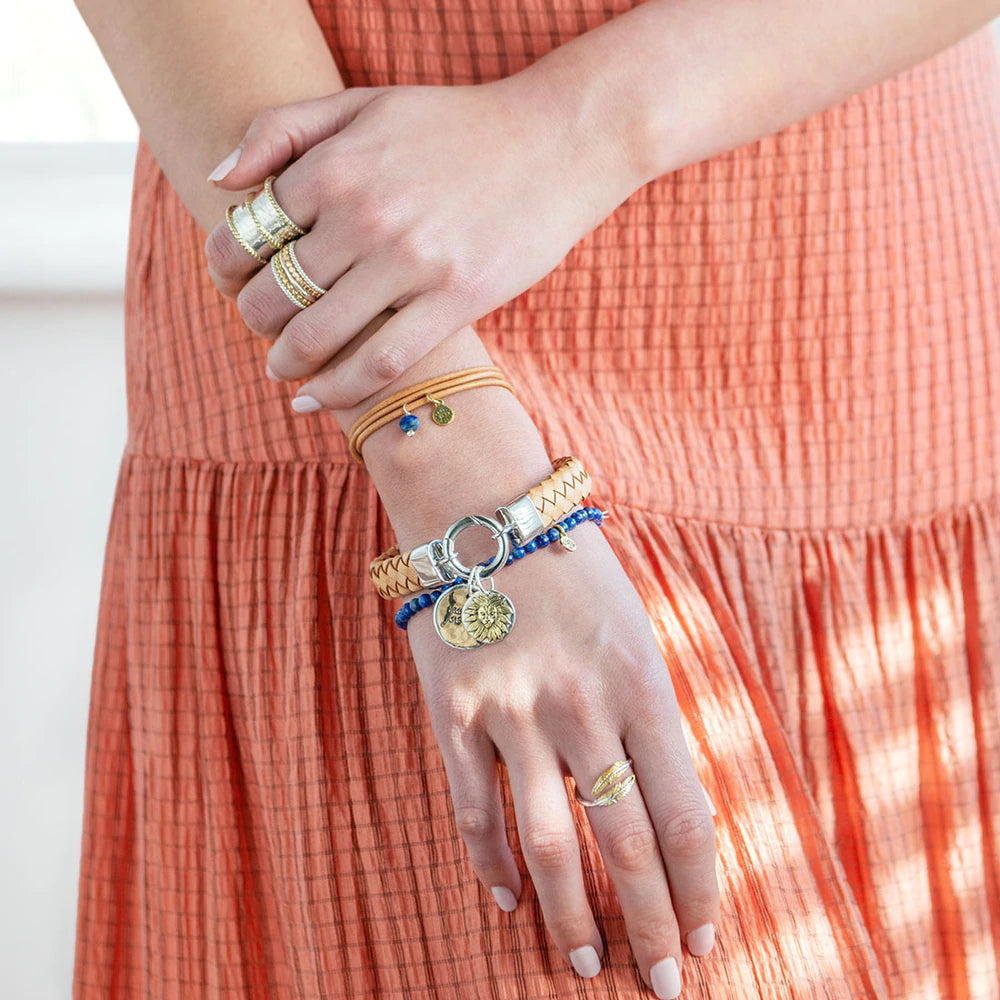 Palas Protection Gem Wrap | Lapis Lazuli/Creativity