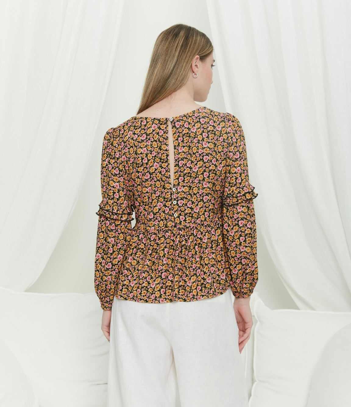 Iris Maxi | Linda Floral Shirt