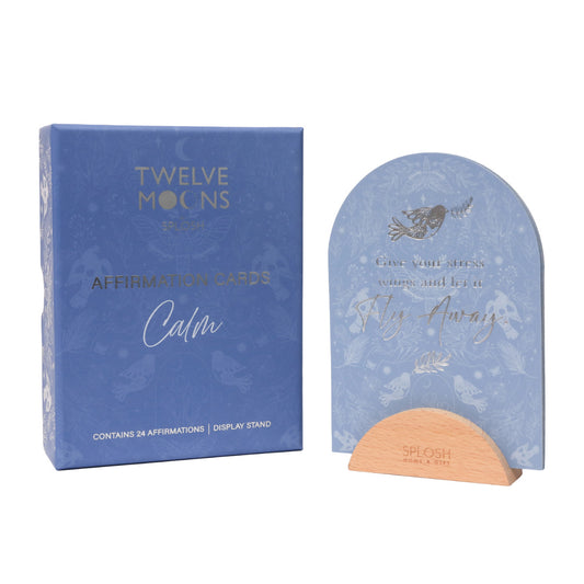 Twelve Moons Positive Affirmation Cards | Calm