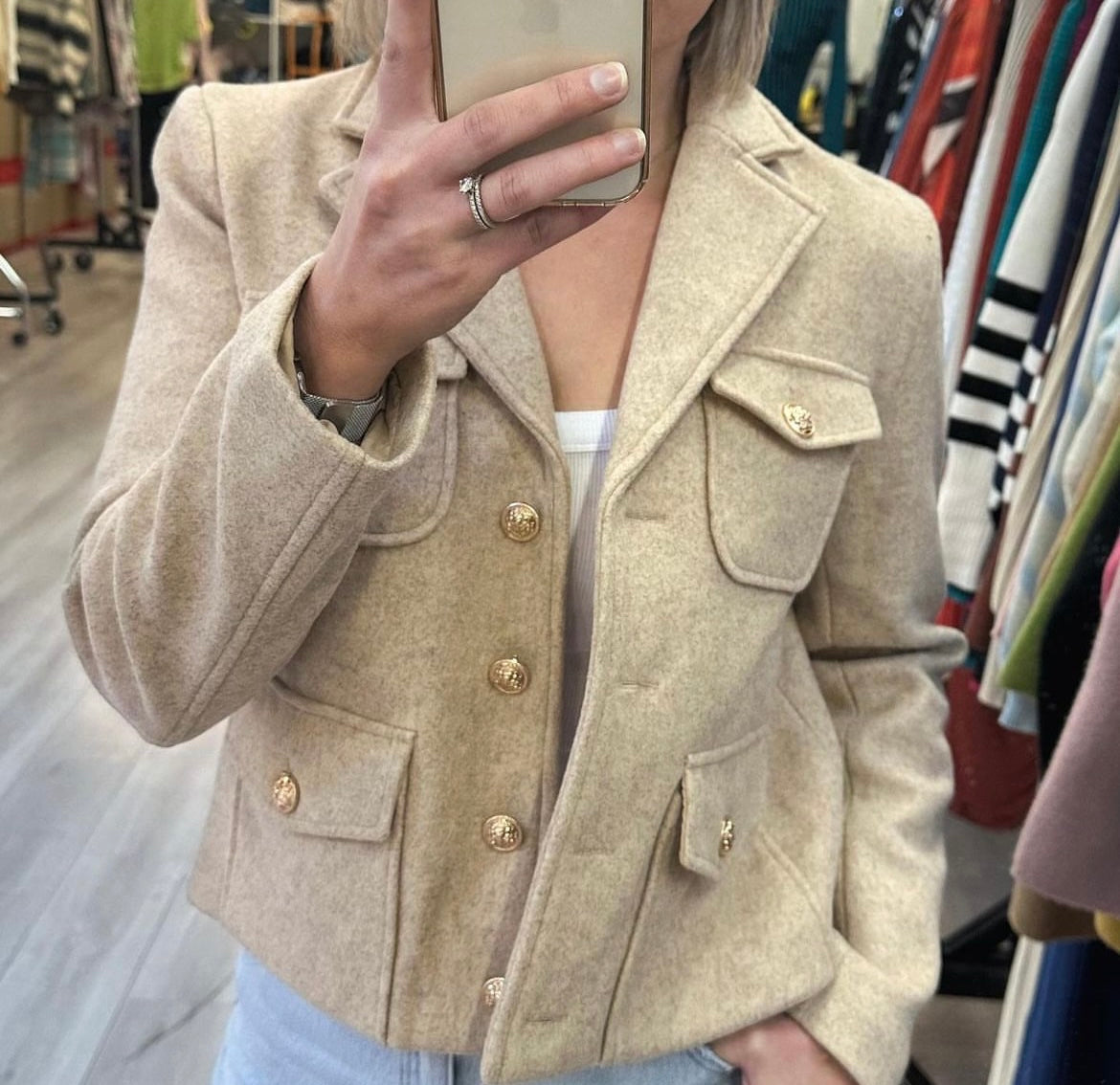 Sunny Girl | Hayden Button Jacket