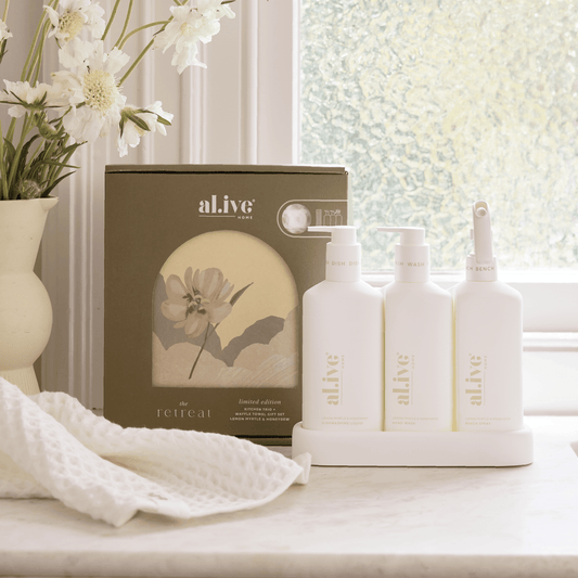 al.ive body | The Retreat Kitchen Trio Lemon Myrtle & Honeydew