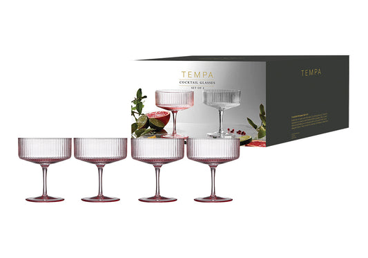 Esme Cocktail Glasss Set/4 | Blush
