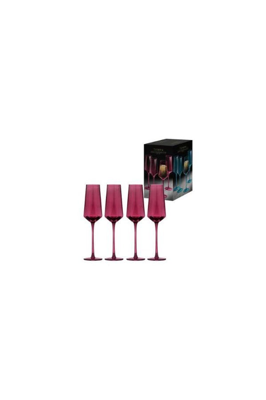 TEMPA | Jason Plum 4pk Champagne Glasses