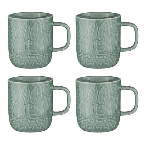 Heath Jade Mug Set/4