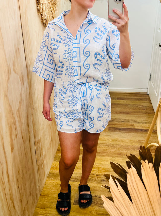 Winona Print Set | Blue Print