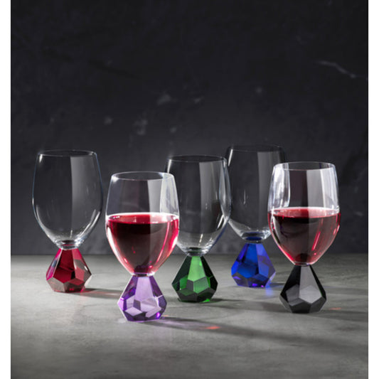 TEMPA | Zhara Emerald 2pk Wine Glasses