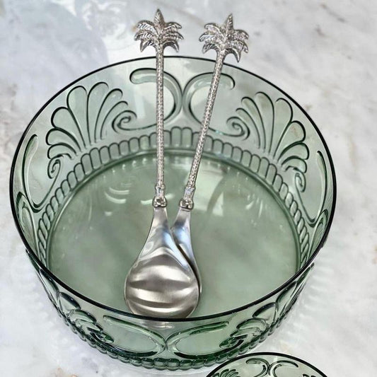 Flemington Acrylic Salad Bowl | Green