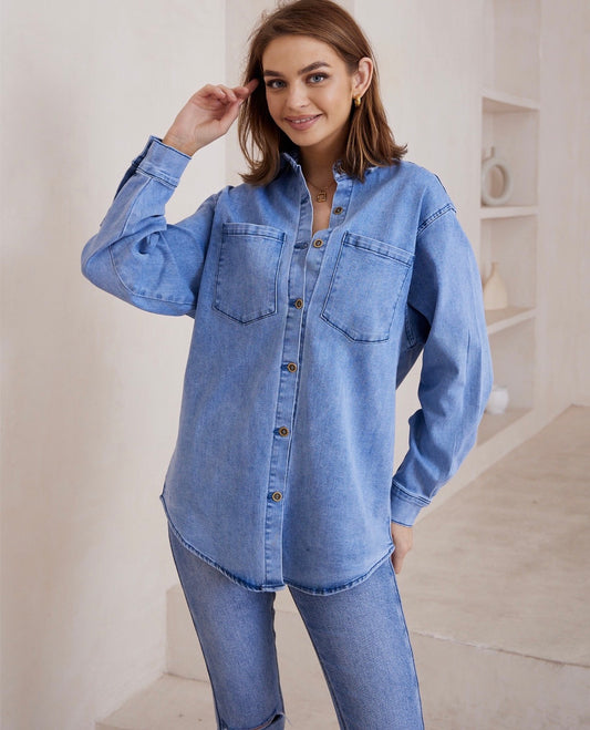 Eden Denim Shacket