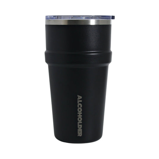 Alcoholder | STAX Insulated Tumbler l Matte Black