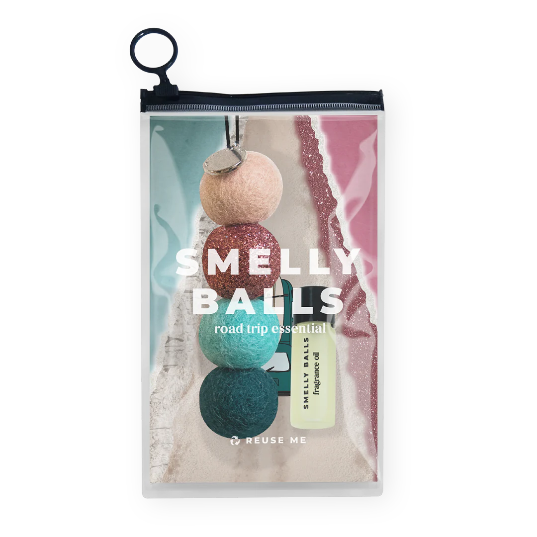 Smelly Balls Reusable Air Freshener Glitter Set | Pink Salt/ Sunbeam