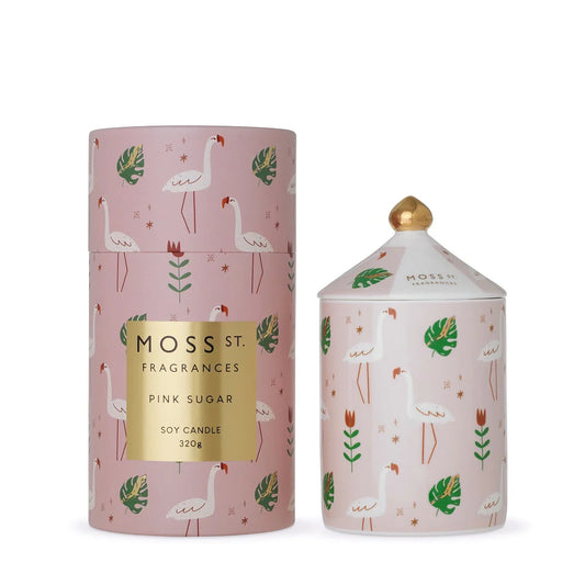 Moss St. | Ceramic Candle 100g | Pink Sugar