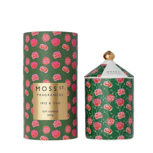 Moss St. | Ceramic Candle 100g | Iris & Oud