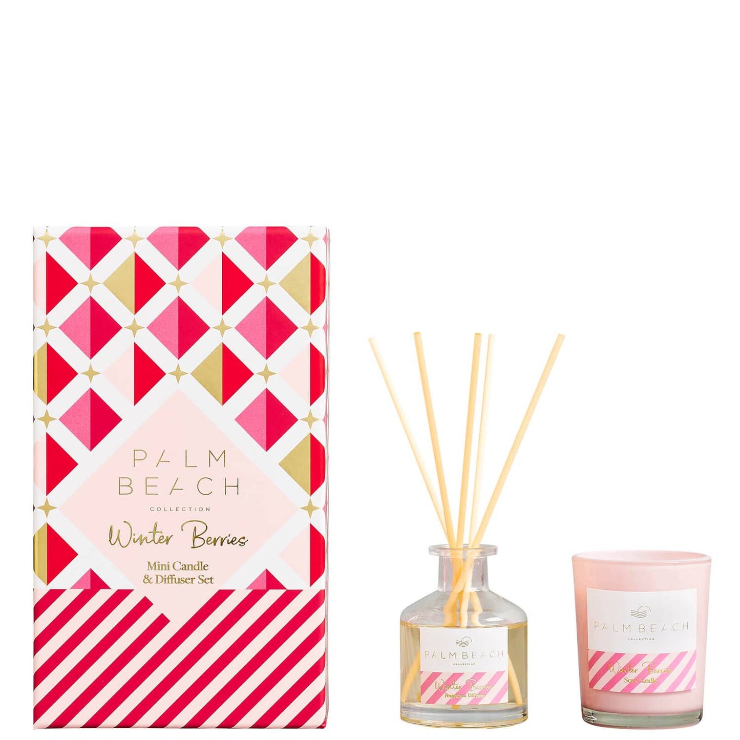Palm Beach Mini Candle & Diffuser Pack | Winter Berries