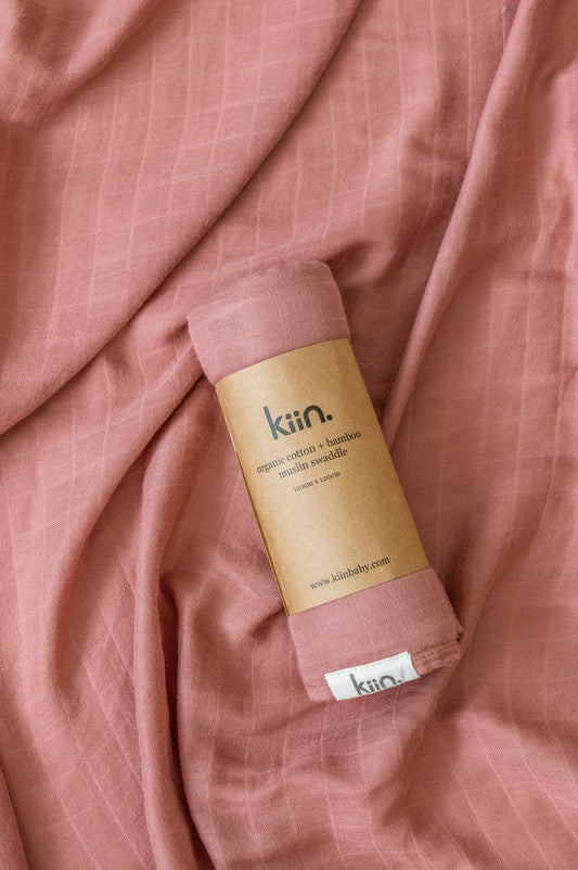 Organic Swaddle | Heather