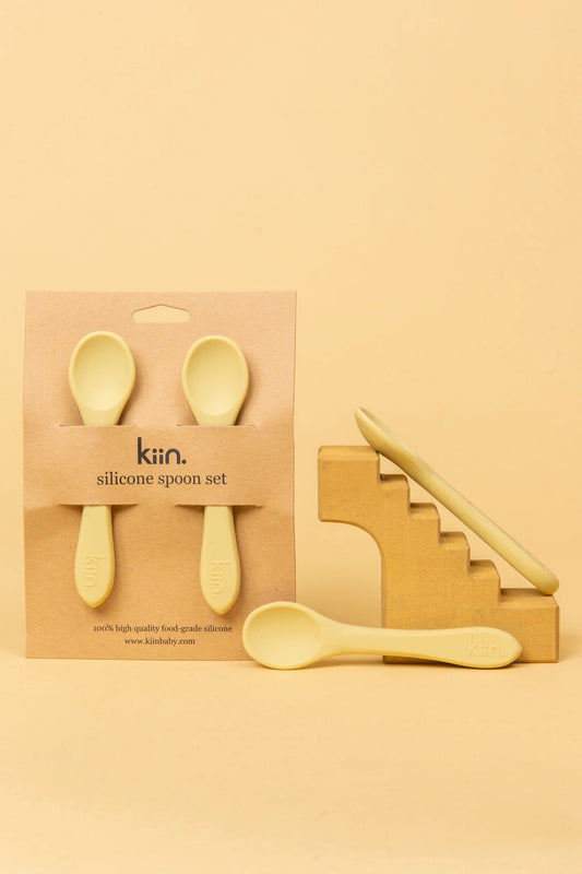 Silicone Spoon Twin Pack | Beige