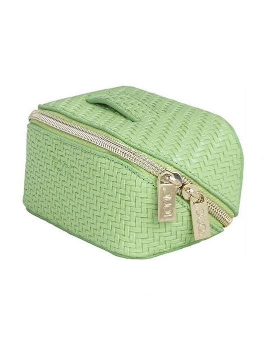 Herringbone Beauty Bag | Pistachio