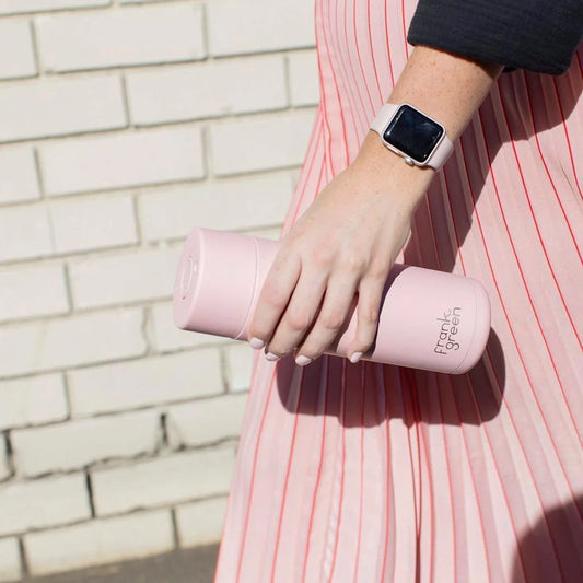 Frank Green Reusable Ceramic Cup | 475ml Blushed