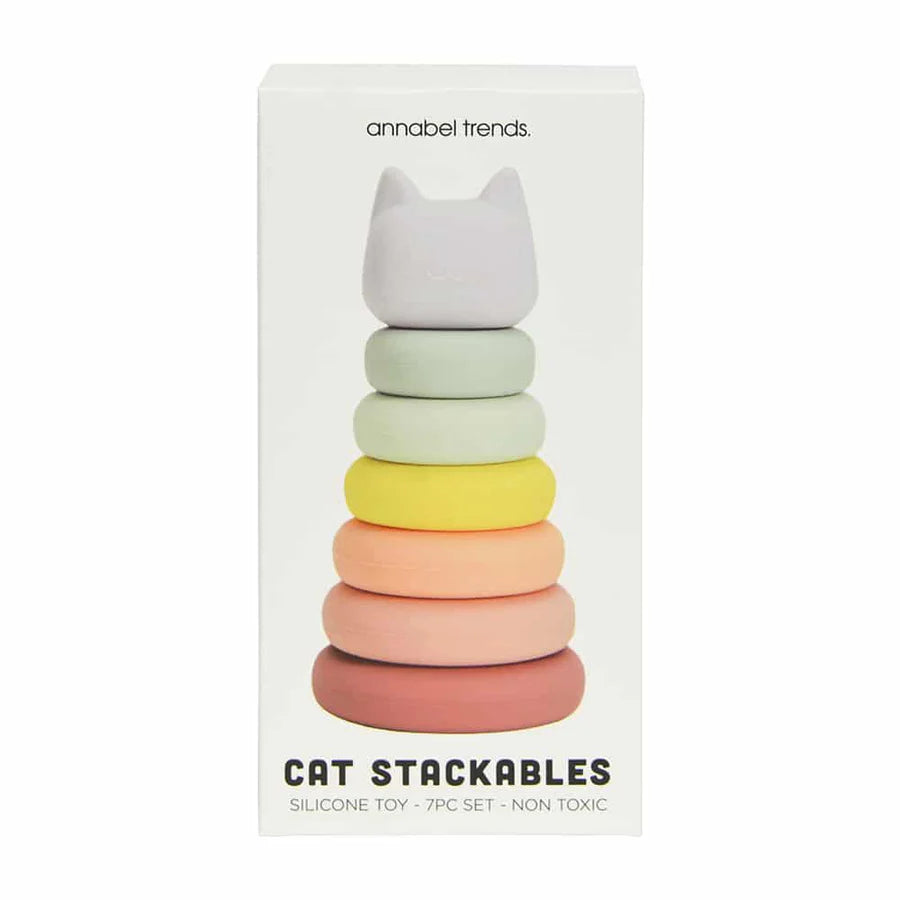 Silicone Stackable Toy | Cat – lil'birdie boutique