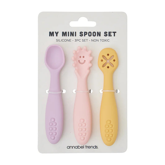 Silicone Cutlery Set (3pce) | Sunset