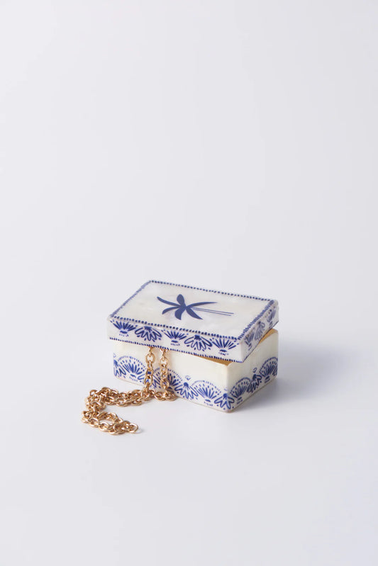 Atlantic Palm Box Blue