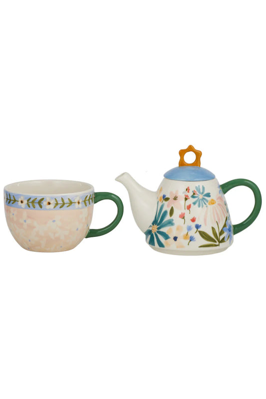 Frankie Ceramic Tea For One 19.5x9x11cm