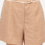 Teresa Linen Shorts | Camel