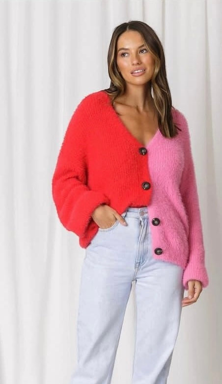 Love Lily | Scarlet Pink/Red Knit