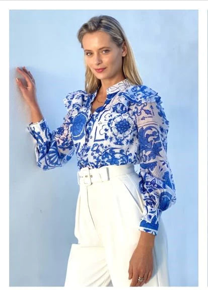 Lily Print Blouse