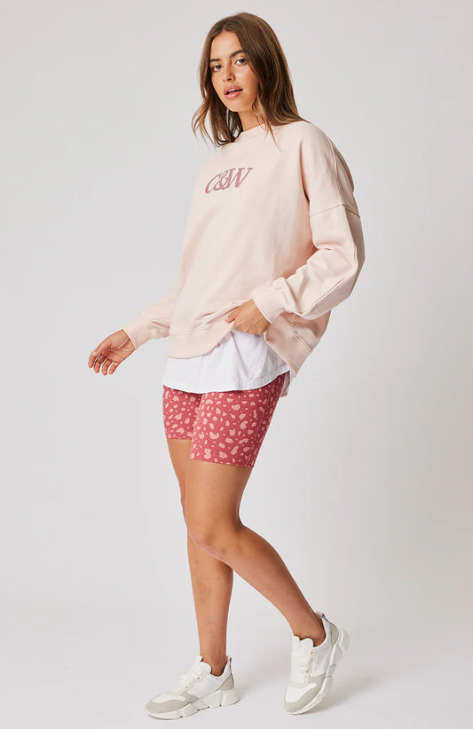 Tia bike Short | Merlot Leopard