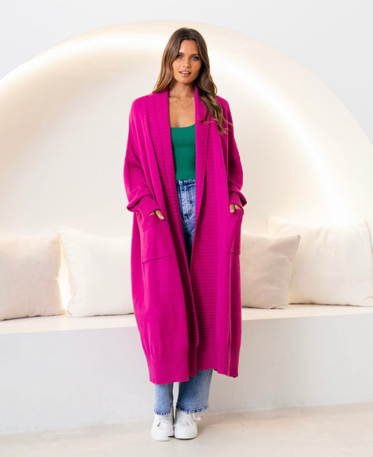 Ebby & I | Nat Magenta Cardi