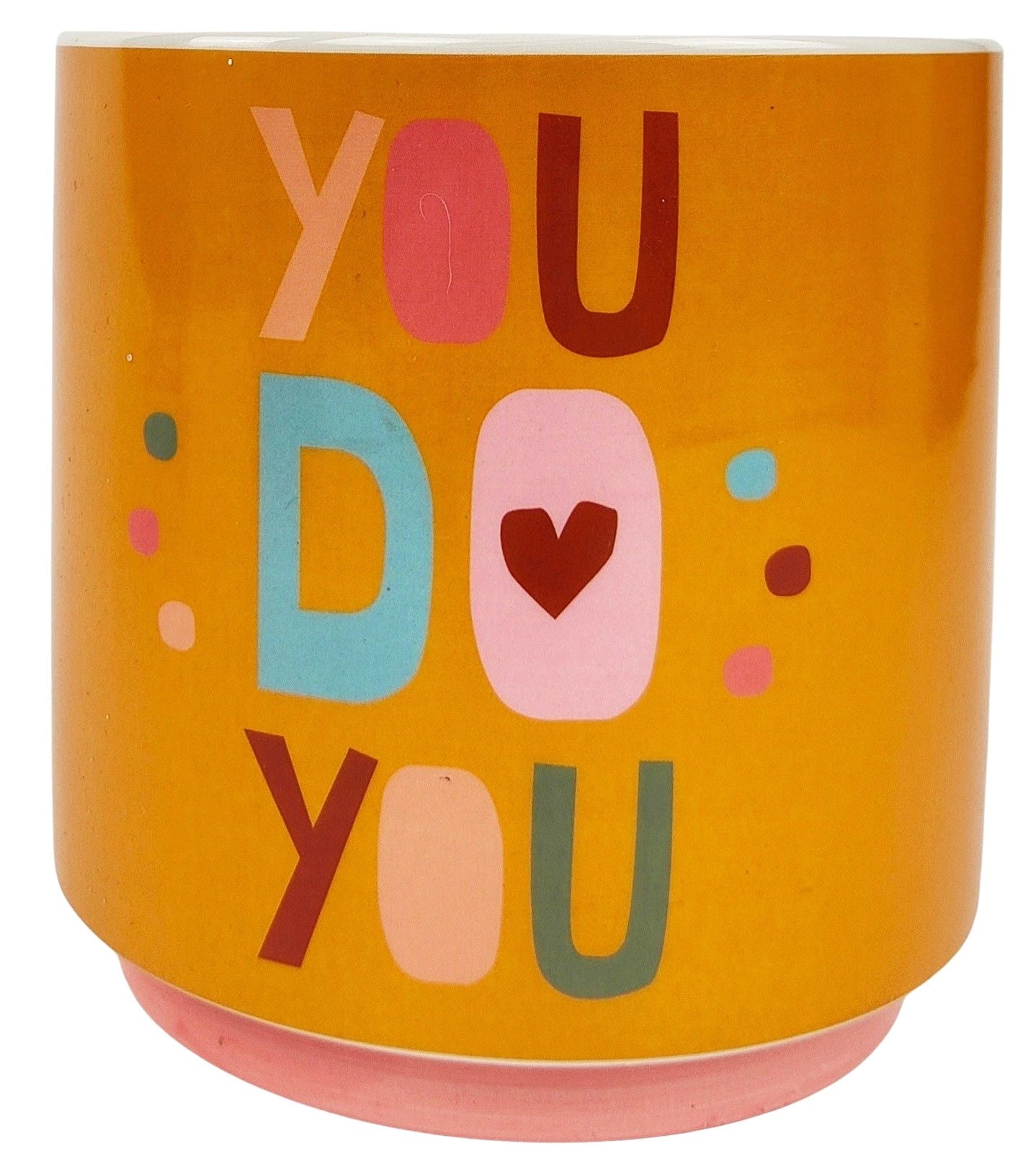 Funky Quote Planter Mustard | You Do You