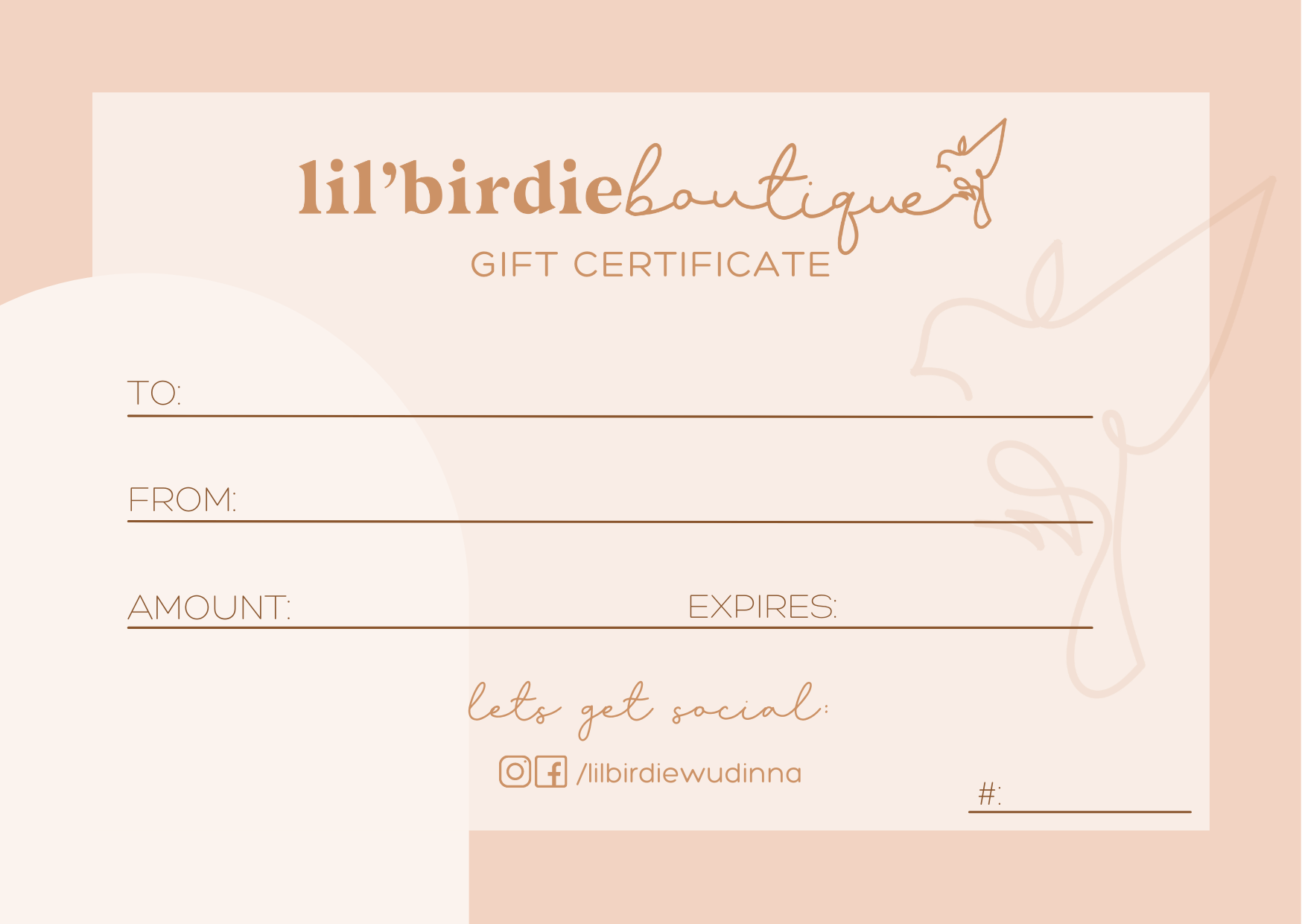 Lil' Birdie Gift Card