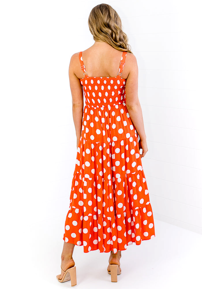 Cecile Maxi Dress | Burnt Orange