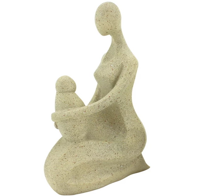 Mum & Bub Sculpture | Sand