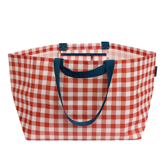 Shopping Tote | Red Checkerboard