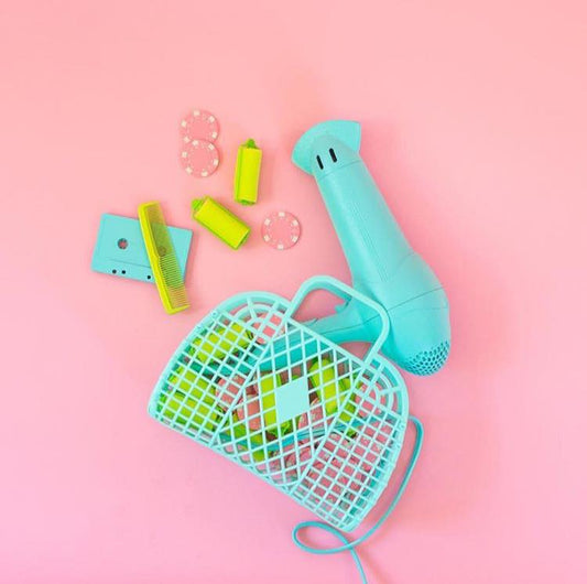 Mini Retro Basket | Mint
